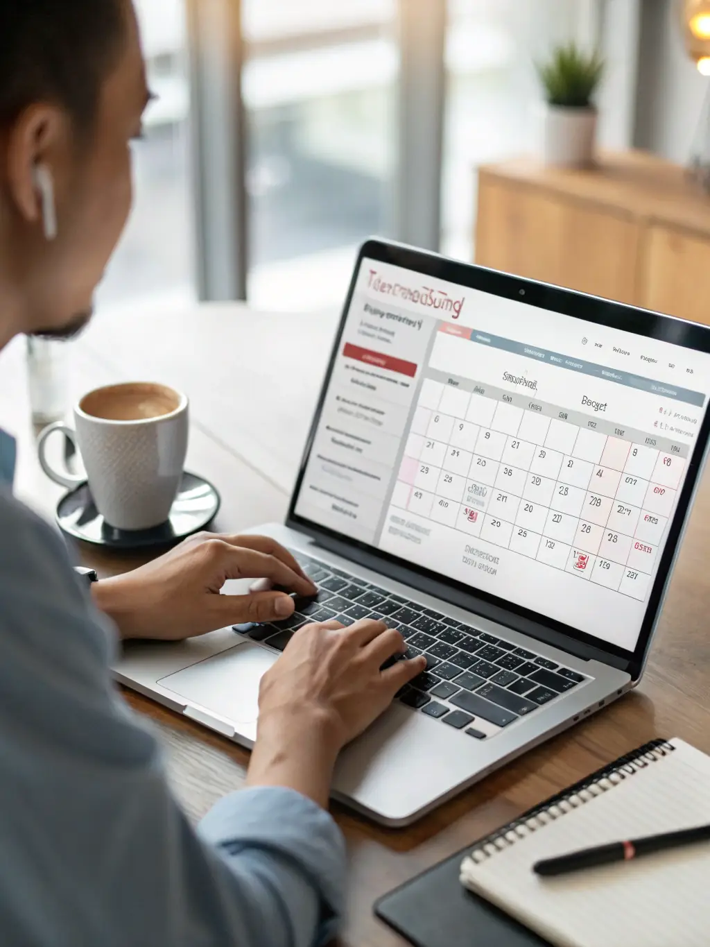 A person using a computer to send bulk SMS messages via the HaySend platform, showcasing the ease of use and efficiency of the bulk SMS sending feature.